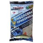 Прикормка для риболовлі, Feeder Sport Плітка, 1кг, смак Мотиль, колір чорний